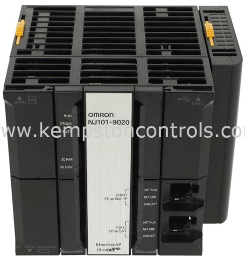 NJ101-9020 CPU CON CONECTIVIDAD DE BASE DE DATOS, 3MB DE MEMORIA, 64 NODOS ETHERCAT Y ETHERNET