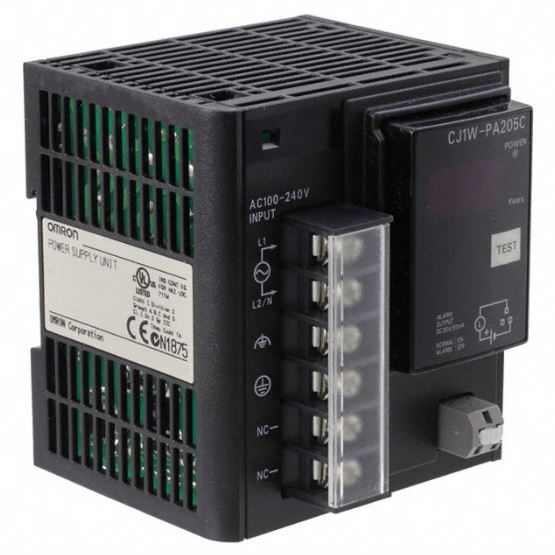 CJ1W-PA205C FUENTE DE ALIMENTACION AC, PANTALLA DE ESTATUS DE MANTENIMIENTO, 25W, 85-264V