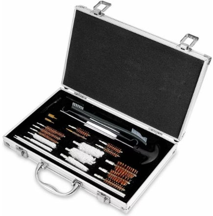 KIT DE LIMPIEZA DE PISTOLAS, RIFLE UNIVERSAL 24 PCS, ESCOPETAS DE CAÑON