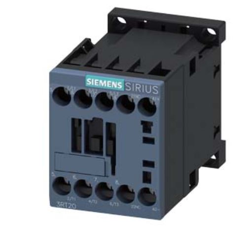 3RT2015-1BB42 Contactor Siemens SIRIUS 3RT Size S00, 3RT2 de 3 polos, 3NO, 7 A, bobina 24 V dc, 3 Kw 