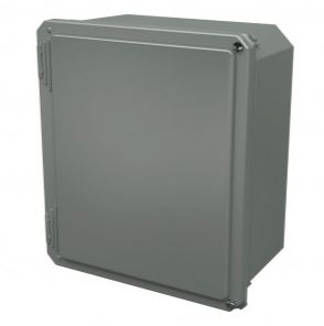 DS121006HW CAJA CON UNA PUERTA DE POLIESTER REFORZADO CON FIBRA DE VIDRIO, COLOR GRIS, 11-27/32