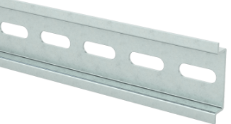 RAIL DIN 3 DE ACERO, 7.5MM DE PROFUNDIDAD, 2 MTS DE LARGO