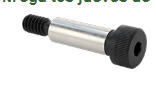 Tornillo de hombro de acero aleado 1/4" de diámetro de hombro, 3/4" de longitud de hombro, rosca 10-24