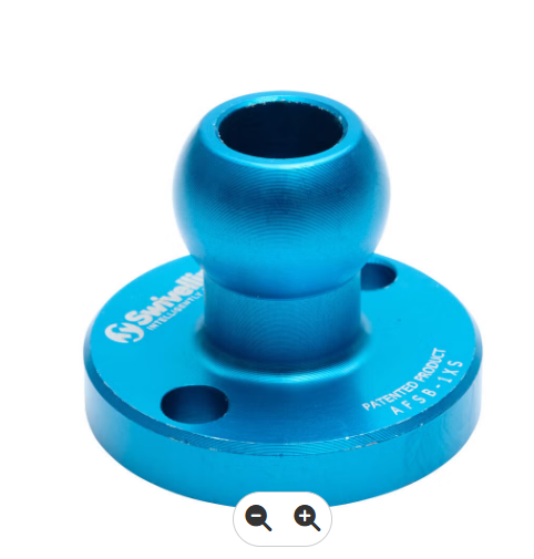 Swivellink XS series imperial ball base, round.