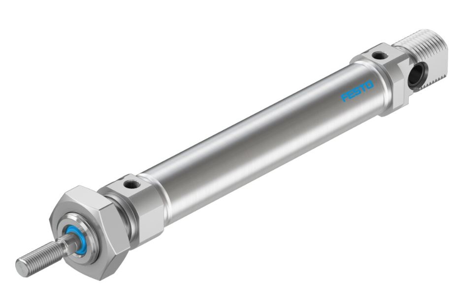 DSNU-16-60-PPV-A CILINDRO REDONDO CARRERA 60MM DIAMETRO DE PISTON  16MM M16 DE ROSCA DE VASTAGO