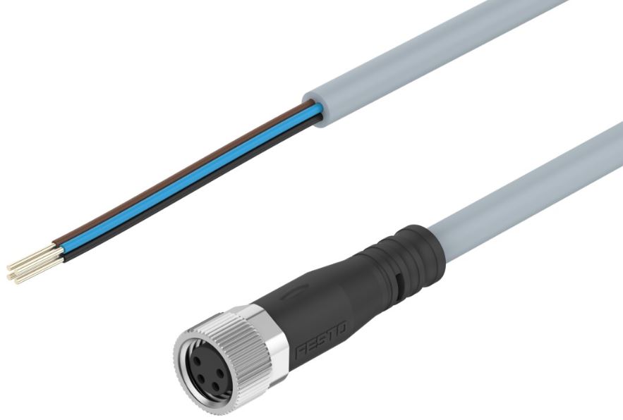 NEBU-M8G4-K-2.5-LE4 CABLE FESTO SERIE NEBU PARA USO CON CADENA PORTACABLES