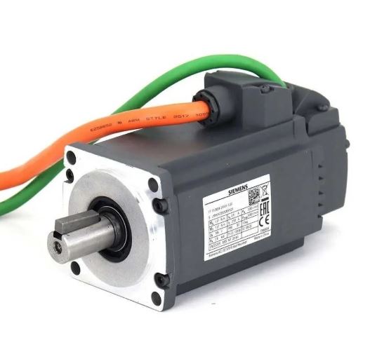 IMOTICS S-1FL6 Operating voltage 230 V 3AC PN=0.2kW; NN=3000rpm M0=0.64Nm; MN=0.64Nm Shaft height 30 mm Incremental encoder TTL 2500 incr./rev. Smooth shaft Tolerance N without holding brake Degree of protection IP65 with sealing ring compatible with the converters SINAMICS V90