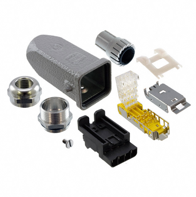09451151760 Modular Connector, RJ45 Plug, 1 x 1 (Port), 8P8C, Cat6, IP65, IP67, Cable Mount