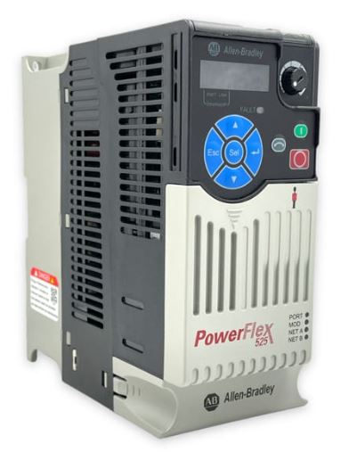 25B-B017N104 POWERFLEX, 240VAC, 3 FASES, 5HP, 4KW, CON ETHERNET EMBEBIDO Y SEGURIDAD
