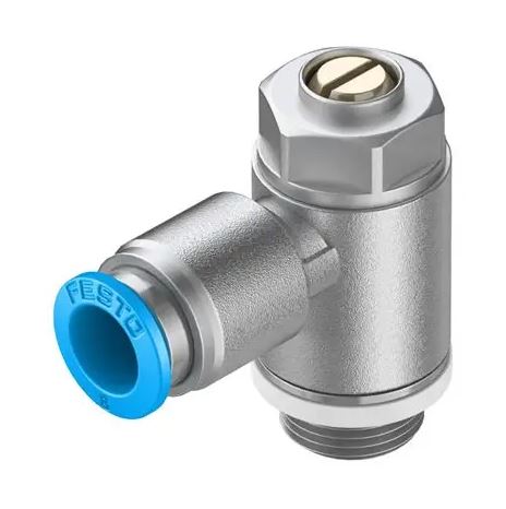 GRLA-1/4-QS-8-D VALVULA DE CONTROL DE FLUJO UNIDIRECCIONAL CAUDAL 475 LTS/MIN