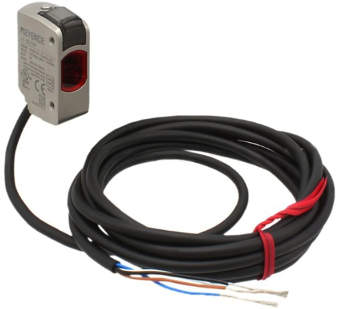 SENSOR LASER RECTANGULAR, TIPO REFLECTIVO, 100MM PNP, 30VDC