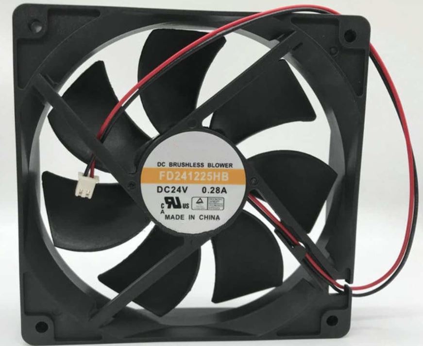 GD241225HS VENTILADOR DC 120MM X 120MM X 25MM 24VC
