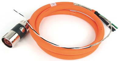 CABLE DE ALIMENTACION DE MOTOR, CON CABLE DE FRENO, CONECTOR DIN, 8AWG, 15MYS