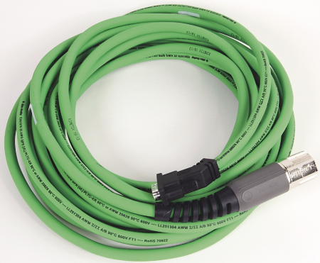 2090-CPBM7DD-CEAA09 CABLE DE ALIMENTACION Y RETROALIMENTACION ESTANDAR PARA MOTORES Y ACCIONADORES, SERIE 2090, CONECTOR DIN Y D-SUB